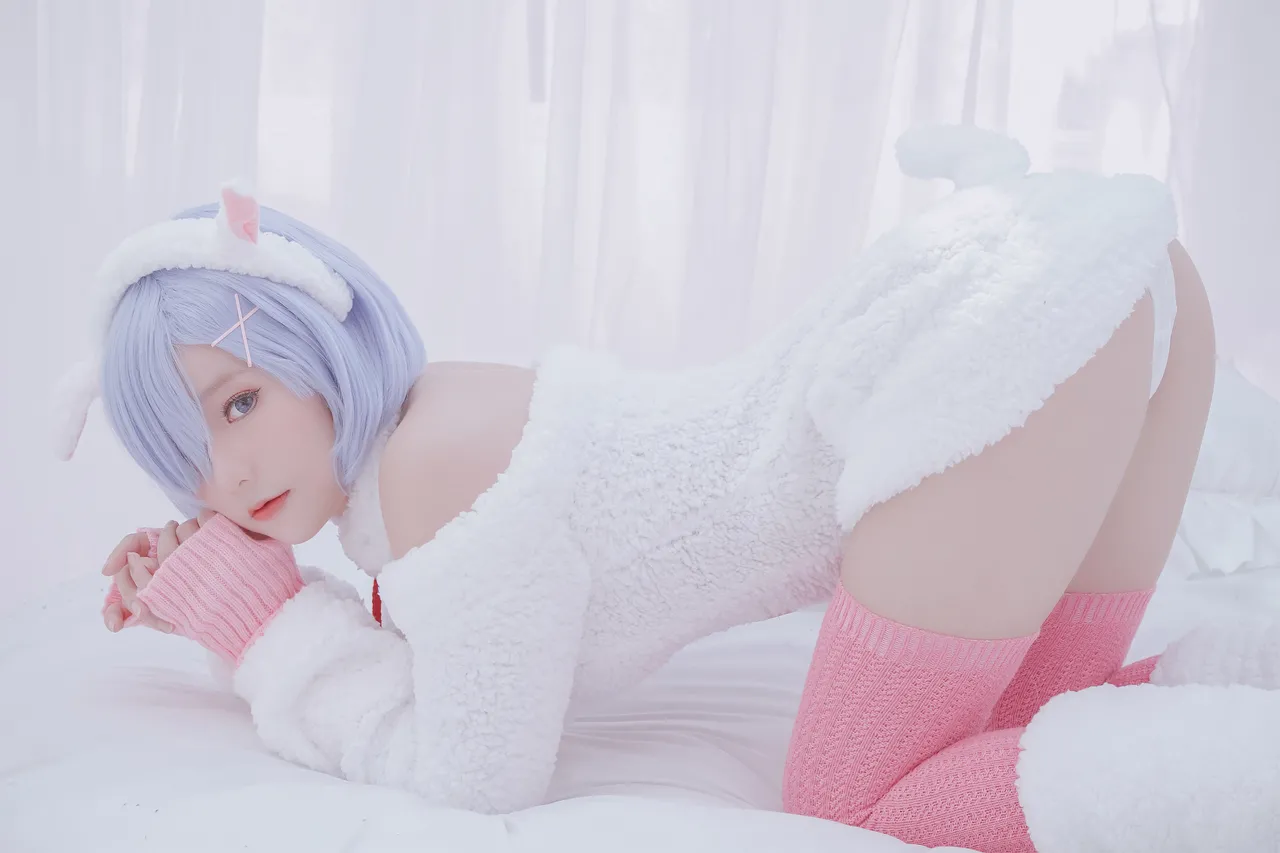 Messie Huang Rem the sheep (ReZero kara Hajimeru Isekai Seikatsu)-erohere12.webp